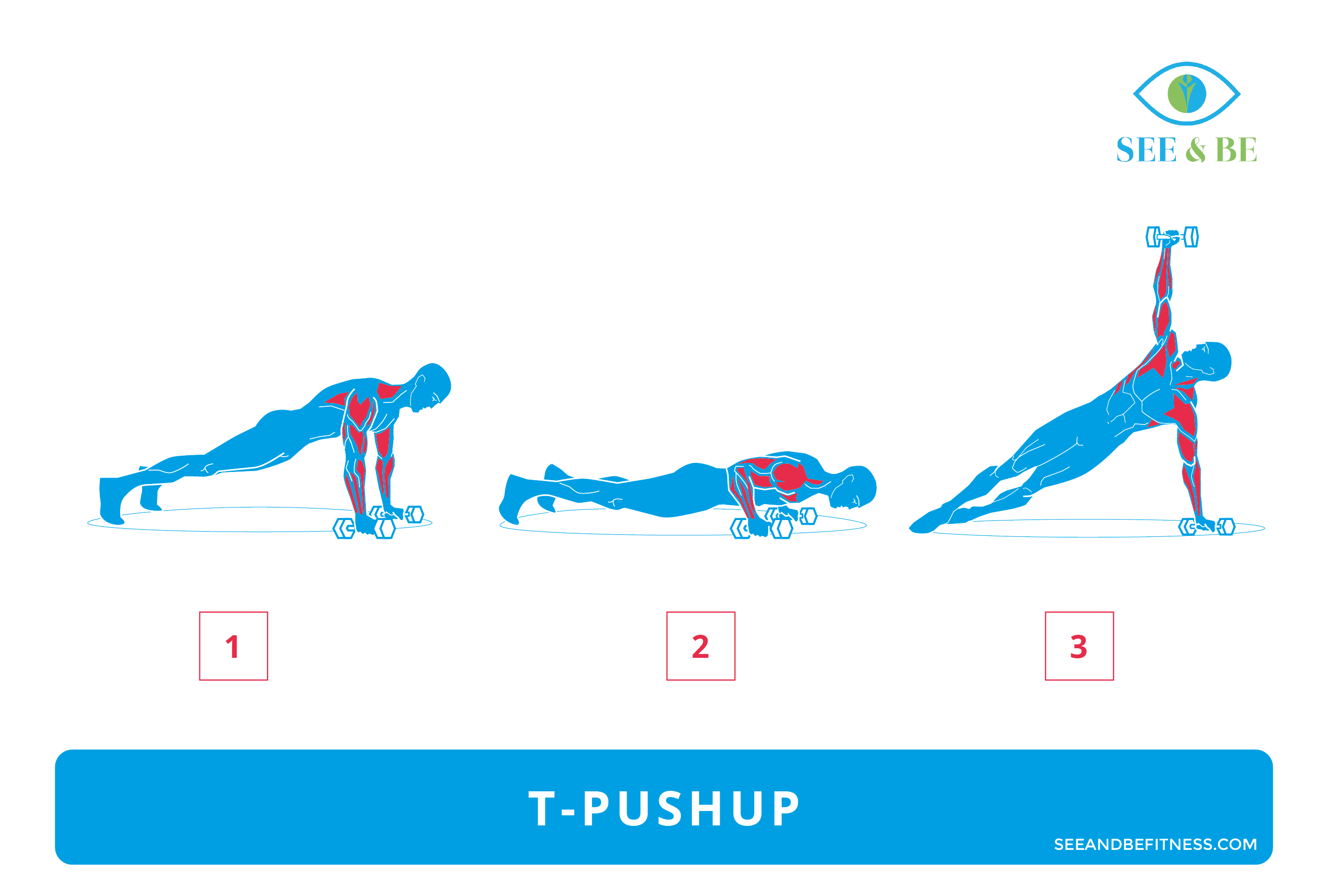 T push ups exercise sale